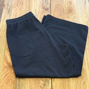 Primark Charcoal/Dark Grey Wide-Leg Loungewear/Joggers, Size 10